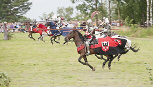 Lietuvos kariuomenės Garbės sargybos kuopos kariai dalyvavo Žalgirio mū&scaron;io inscenizacijoje Griunvalde (Lenkija)