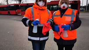 Vilniaus vie&scaron;ojo transporto dezinfekavimas
