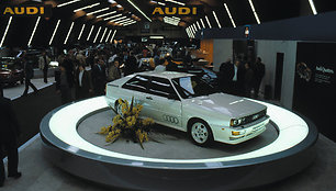 Pirmoji Audi quattro Ženevos parodoje