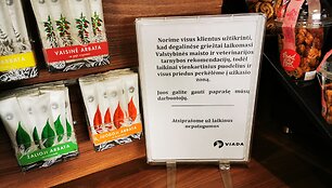Degalinė &bdquo;Viada&ldquo; koronaviruso karantino metu