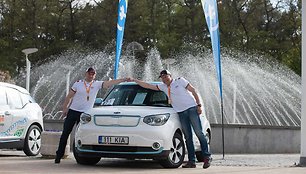 2015 m. G.Kaukėnas, K. Judzentavičius „KIA Soul EV“ 5 val. 27 min. 41 sek.