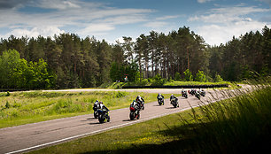 Motociklų plento žiedo varžybos Kačerginėje