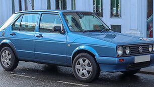 Pažįstamas automobilis? Tai &ndash; 2006-ųjų Volkswagen Citi Golf. (Vauxford, Wikimedia(CC BY-SA 4.0)