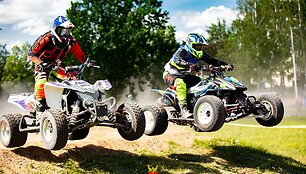 &bdquo;SuperMoto&ldquo; čempionato Elektrėnuose įspūdingiausios akimirkos