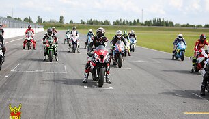  &bdquo;Liqui Moly&ldquo; Lietuvos motociklų plento čempionatas persikėlė į Estiją, Parnu trasą