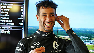„Formulės 1“ 70-mečio GP lenktynes Silerstouno trasoje, Danielis Ricciardo