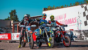 &bdquo;Super Moto&ldquo; etapas Smalininkų kartodrome