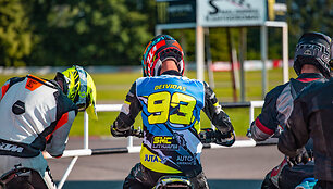 &bdquo;Super Moto&ldquo; etapas Smalininkų kartodrome