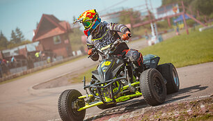 &bdquo;Super Moto&ldquo; etapas Smalininkų kartodrome