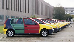 Volkswagen Polo Harlekin buvo labai populiarus automobilis. (Volkswagen nuotrauka)