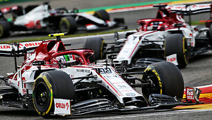 Formulės 1 lenktynės Spa trasoje Belgijos GP