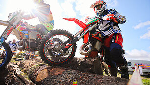 Motociklų Enduro sprint varžybos &Scaron;ilutėje