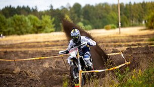 Arūnas Gelažninkas Enduro čempionato etape &Scaron;ilutėje