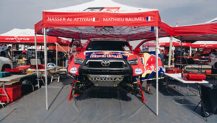 Benediktas Vanagas ir Nasseras Al-Attiyah