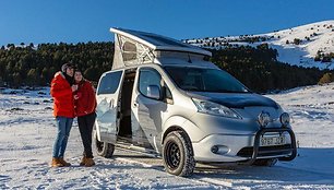 Nissan koncepcinis kemperis „e-NV200 Winter Camper“