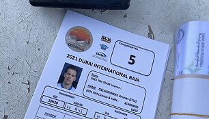 &bdquo;International Dubaj Baja&ldquo;, pasivažinėjimas po dykumą