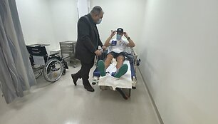 Arūnas Gelažninkas Dubajaus ligoninėje
