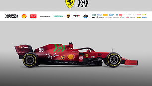 Ferrari pristatė savo F1 bolidą SF12 Ferrari F1