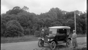 1923-ųjų Model T. Nors nuotrauka nespalvota, automobilio spalvą žinome. (Wikimedia)