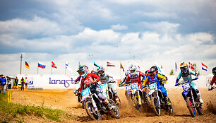 Europos motokroso čempionato etapas Aleksandrijos trasoje