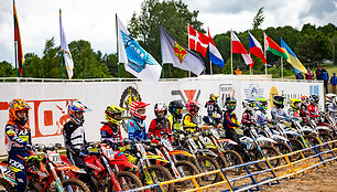 Europos motokroso čempionato etapas Aleksandrijos trasoje