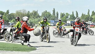 Motobolas: Kretingos motobolo klubo antroji komanda ir Skuodo &bdquo;Bartuva&ldquo;