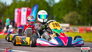 Rotax Max Challenge powered by Spark Energy antrojo etapo varžybų akimirka, Justino Kygos nuotr. 