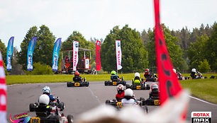 Rotax Max Challenge powered by Spark Energy antrojo etapo varžybų akimirka, Justino Kygos nuotr. 