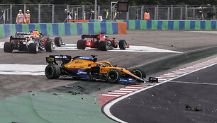 Avarijomis prasidėjusi Formulė 1 Vengrijos GP