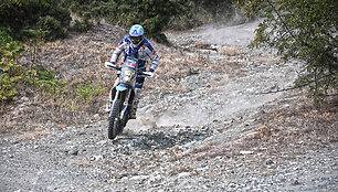 A.Gelažninkas paskutiniame Rally Greece etapae