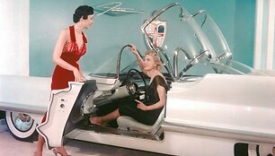 Originaliai Futura buvo nudažyta balto perlamutro spalva &ndash; dažuose buvo tikrų perlų miltelių. (Ford Motor Company, Wikimedia(CC BY 2.0)