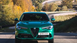 „Alfa Romeo Quadrifoglio“ bandymai Kačerginėje su Dominyku Butvilu