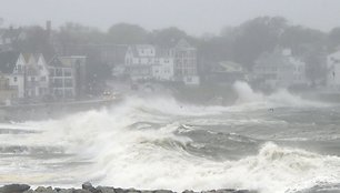 Uraganas Sandy tvindo JAV rytų pakrantės miestus. 