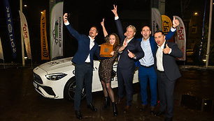 Konkurso „Lietuvos metų automobilis 2022“ nugalėtojas Mercedes Benz C class