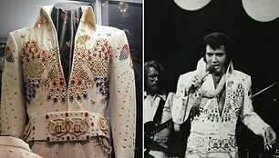 Elvio Presley kostiumas i&scaron; garsaus 1973-iųjų koncerto Aloha from Hawaii. (Thomas R Machnitzki, Wikimedia(CC BY 3.0)