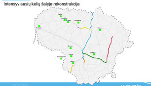 Intensyviausių kelių rekonstrukcija
