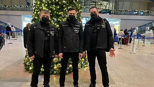 &bdquo;ConnectPay&ldquo; komanda: Vaidotas Pa&scaron;kevičius, Tomas Gužauskas bei Slavomir Volkov 