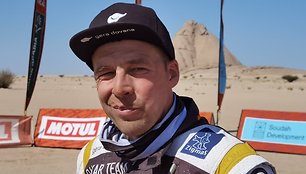 Lietuviai Dakaro SS7 greičio ruožo finiše, Arūnas Gelažninkas