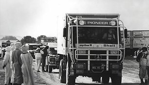 Mercedes-Benz 1936 AK tarp sunkvežimių 1983-iųjų Dakaro ralyje buvo pats greičiausias. (Daimler nuotrauka)