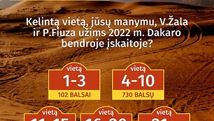 Dakaras 2022: kokių Lietuvos sportininkų rezultatų tikėjosi 15min skaitytojai: Vaidotas Žala