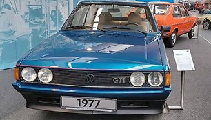 Volkswagen muziejuje stovintis 1977-ųjų Passat GTI prototipas. (Stiftung AutoMuseum Volkswagen nuotrauka)