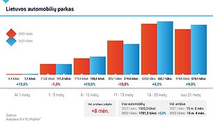 Autoplius barometras, Lietuvos automobilių parkas