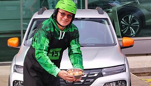 Vilniaus gatvių kokybės testas su Dacia Spring, pasitelkus kiau&scaron;inius prie&scaron; Velykas
