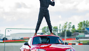 &bdquo;Gymkhana Grid&ldquo; čempionas Mantas &Scaron;liogeris dalyvaus Press Ralyje