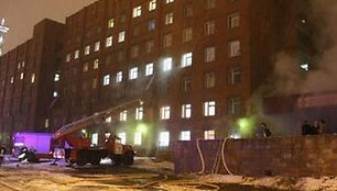 Sankt Peterburgas: gaisras ligoninėje