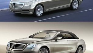 Mercedes-Benz Ocean Drive buvo labai įdomus dizainas, bet gamintojas pasidavė neradęs gero sprendimo stogo mechanizmui. (Gamintojo nuotrauka)