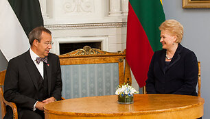 Lietuvos Respublikos Prezidentės Dalios Grybauskaitės kvietimu su valstybiniu vizitu Lietuvoje lankėsi Estijos Prezidentas Toomas Hendrikas Ilvesas su žmona Evelin Ilves.