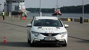 Dyzelinė 1,6 l „Honda Civic“ sėkmingai įveikė visas „Press ralio 2013“ trasas