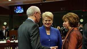 Prezidentė Dalia Grybauskaitė pristatė pirmininkavimo ES prioritetus