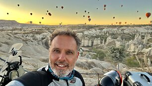 K.Mieliauskas motociklu nuvažiavo 2200 kilometrų per Turkiją ir pasiekė Irako sieną